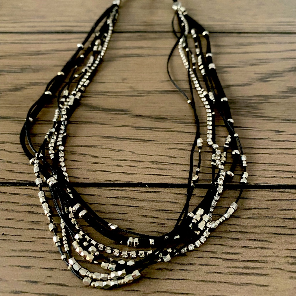 Serefina Suede And Strands Necklace
